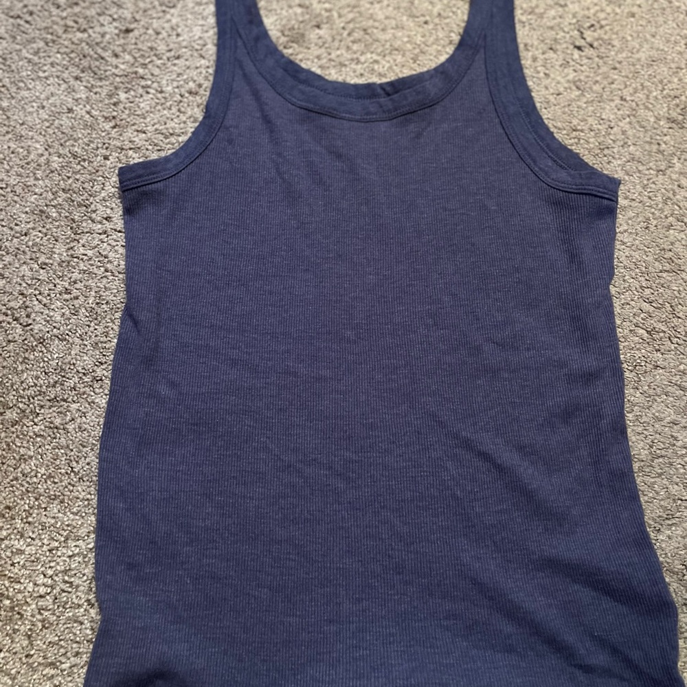 American Eagle Outfitters Navy Tank Top